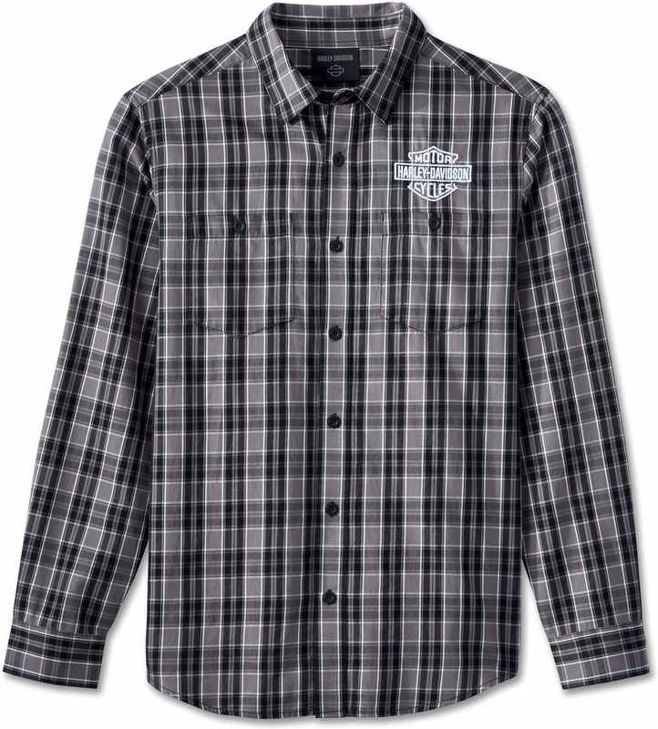 Harley-Davidson Shirt-Woven- Black Plaid | 96082-24VM｜ワンダーテック