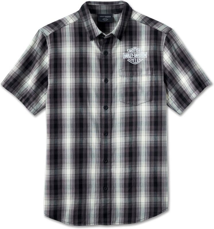 Harley-Davidson Shirt-Woven- Black Plaid | 96091-24VM|ワンダーテック