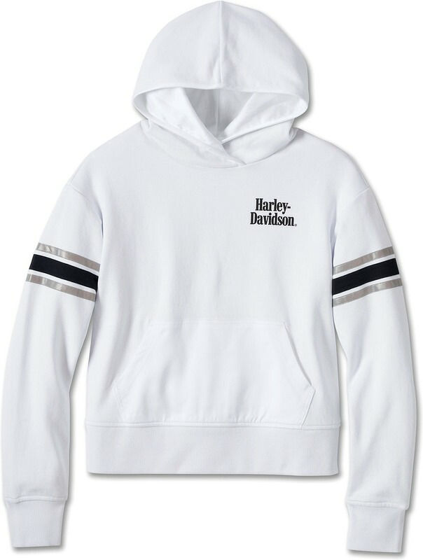 Harley-Davidson Hoodie-Knit- Bright White | 96106-24VW