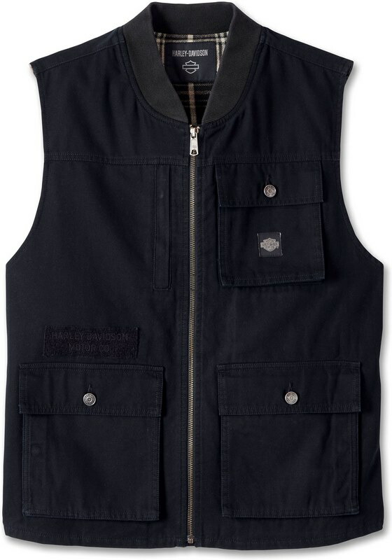 Harley-Davidson Vest-Woven- Black Beauty | 97409-24VM