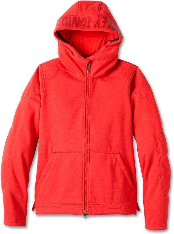 Harley-Davidson Jacket-Deflector-Hooded-Textile- High Risk Red | 98177-24VW