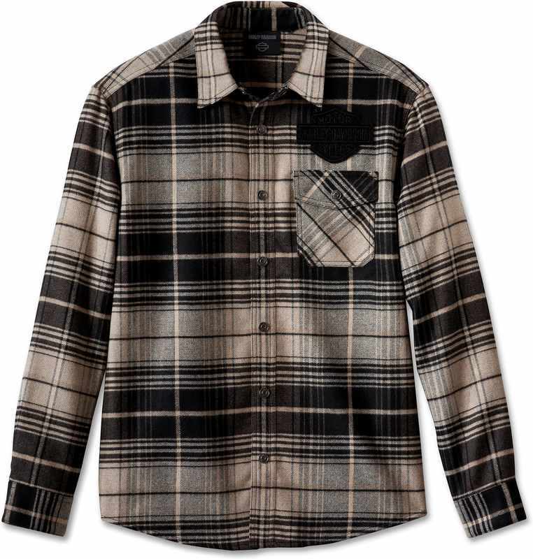 Harley-Davidson Shirt-Woven- Black Plaid | 96223-24VM｜ワンダーテック
