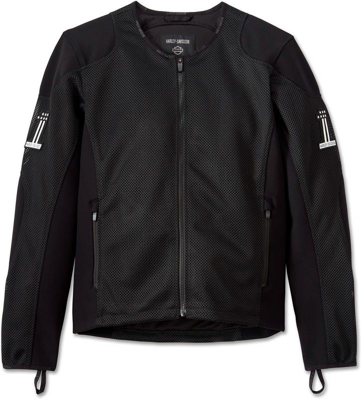 Harley-Davidson Jacket-Hd Shield-Mesh- Harley Black | 98185-24VM