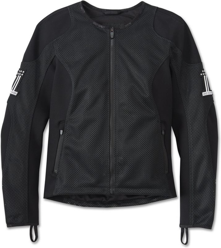 楽天市場】Harley-Davidson Ozello Mesh Riding Jacket- Black | 98164