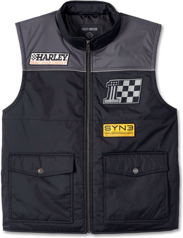Harley-Davidson Vest-Woven- Black Beauty | 97410-24VM