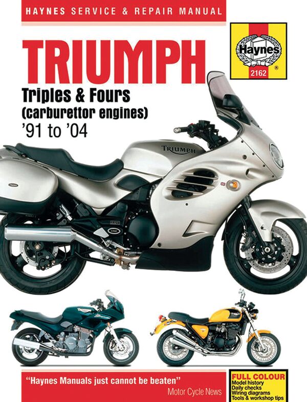 HAYNES MANUAL TRI 750TRIP 1200