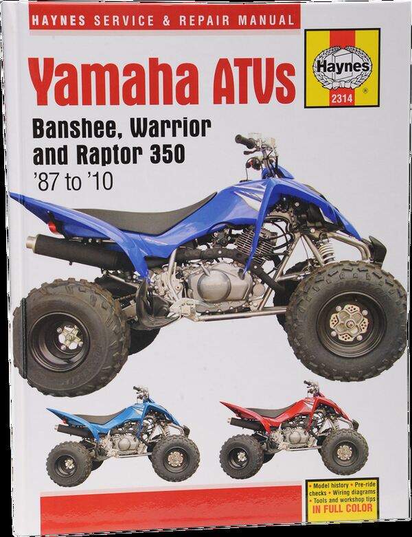 HAYNES MANUAL YFM350X/YFZ350