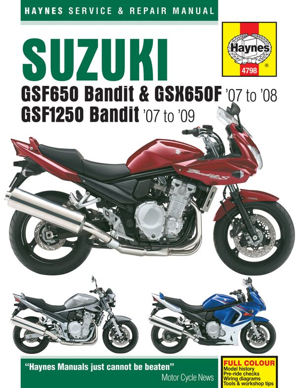 HAYNES SUZUKI GSF650/1250 BANDIT 12,150円