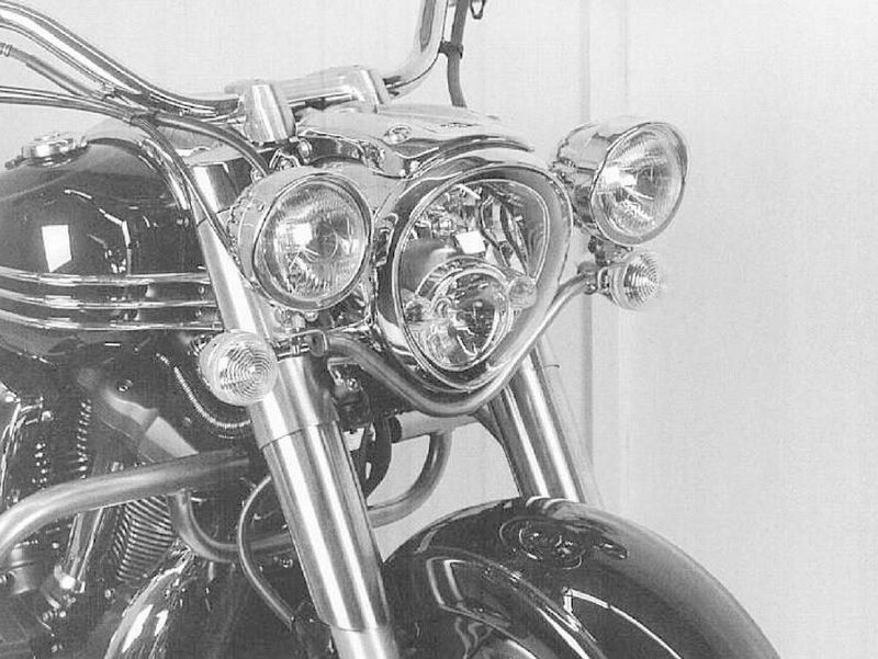 ヘプコ＆ベッカー ツインライトセット Yamaha XV 1900 Midnight Star | 4004517 00 02｜ワンダーテック