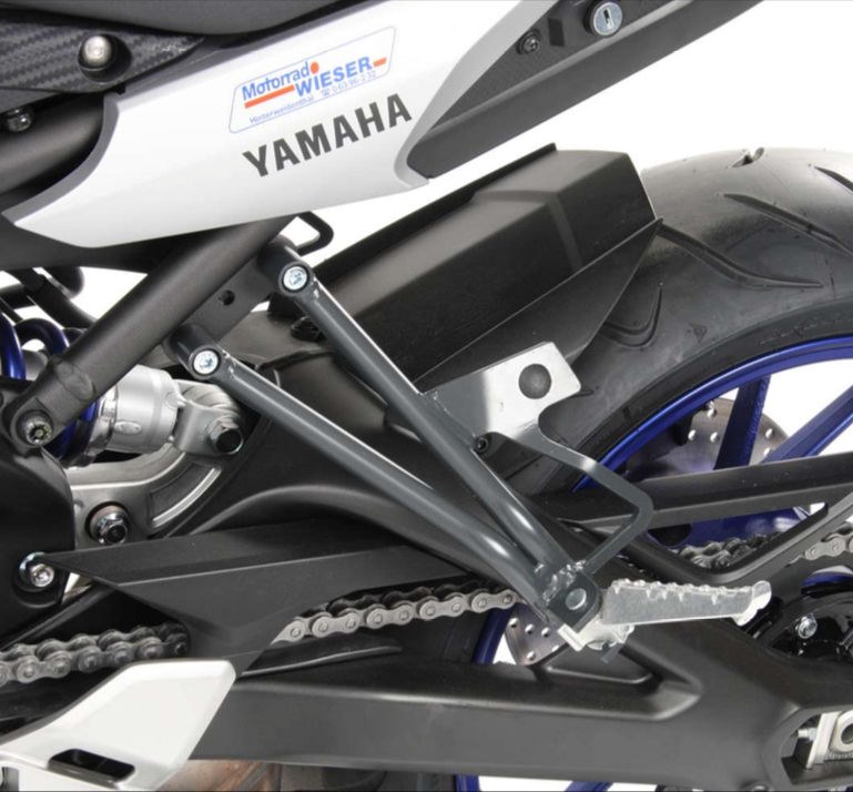ヘプコ&ベッカー ピリオン フットレスト ロワーリング アンスラサイト Yamaha MT-09 トレーサー ABS | 4|ワンダーテック