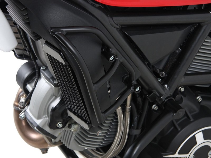 ヘプコ＆ベッカー ラジエータープロテクション 左右セット ブラック Ducati スクランブラー 80