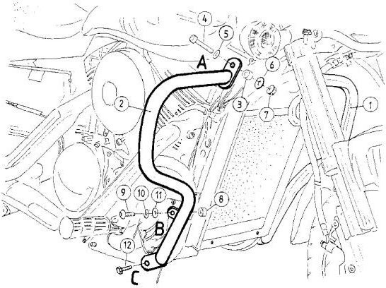 ヘプコ＆ベッカー エンジンプロテクションバー クロム Suzuki VZ 1600 Marauder/ Intruder M 1600 | 501318