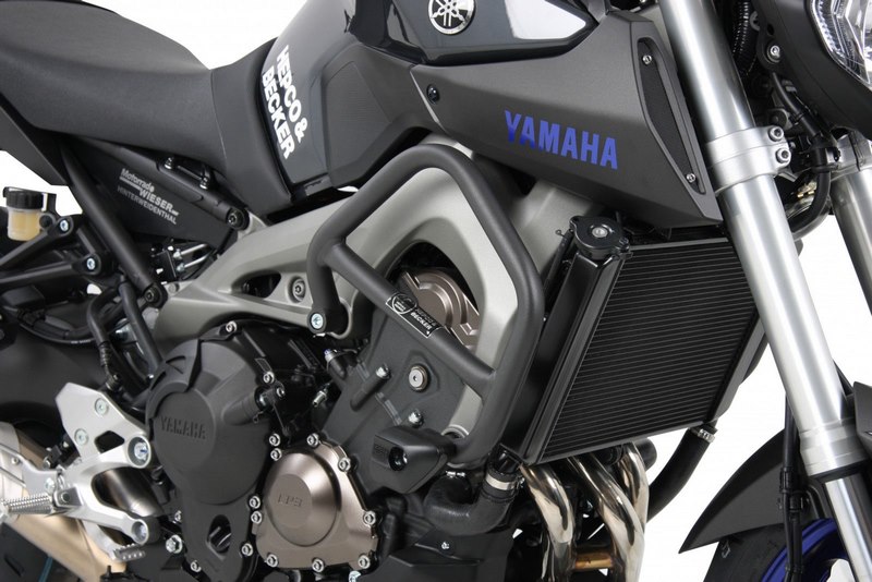 ヘプコ＆ベッカー エンジンプロテクションバー プロテクションパッド付 Yamaha MT-09 -2016まで |｜ワンダーテック