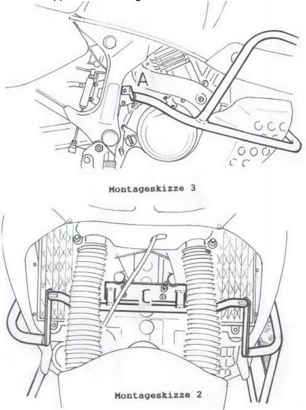 ヘプコ＆ベッカー タンクガード ブラック Honda XRV 750 アフリカツイン 1993- | 502107 00 01
