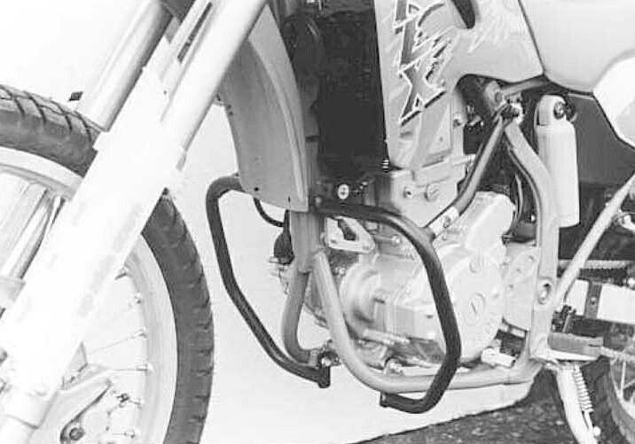ヘプコ＆ベッカー エンジンプロテクションバー ブラック Kawasaki KLX 650 | 502203 00 01｜ワンダーテック