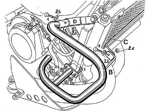 ヘプコ＆ベッカー エンジンプロテクションバー ブラック Yamaha XTZ 750 Super Tenere | 502402 00 01｜ワンダーテック