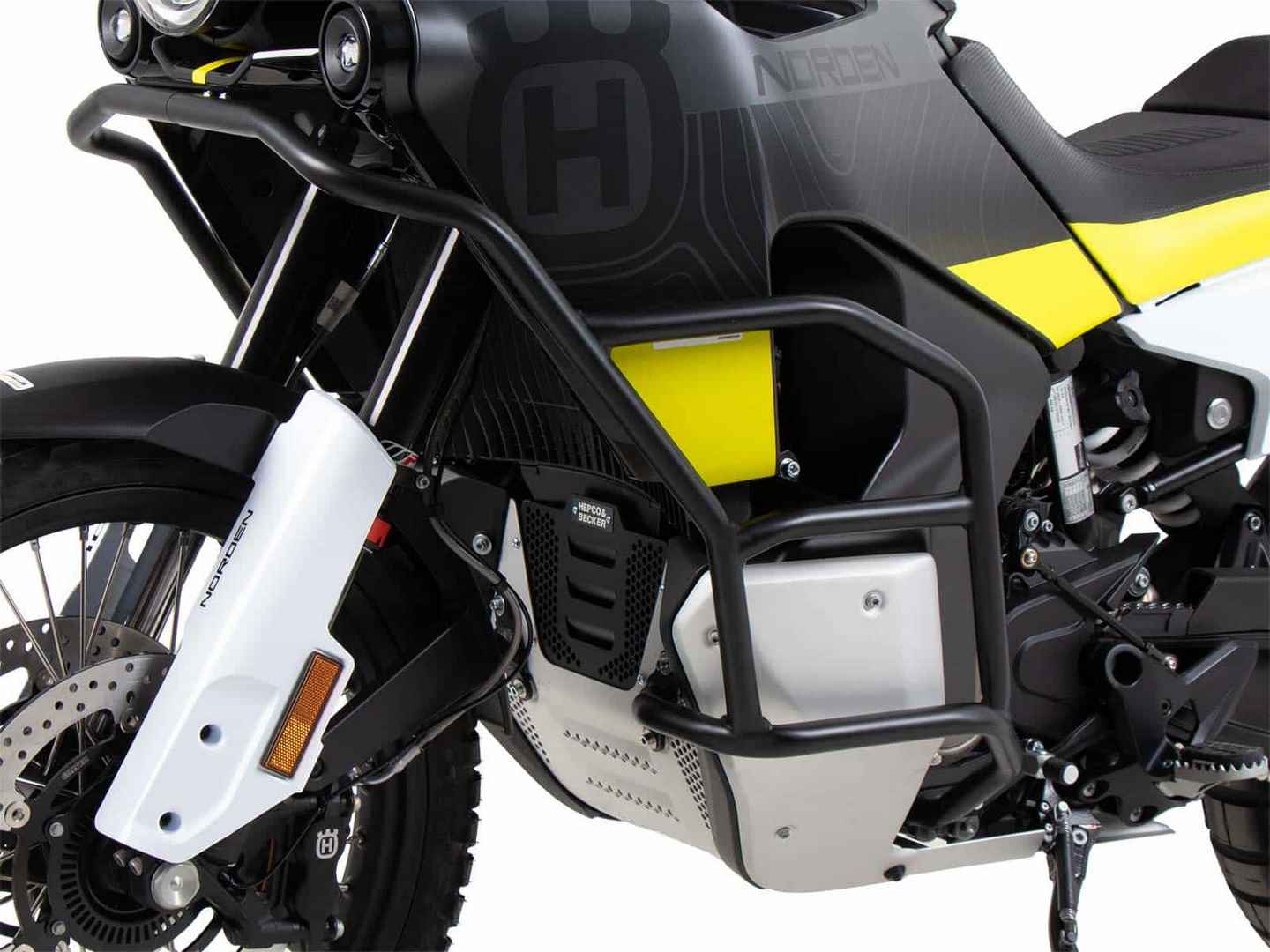ヘプコ＆ベッカー エンジンガード「Solid」 ブラック Husqvarna Norden 901 | 5027634 00 01｜ワンダーテック