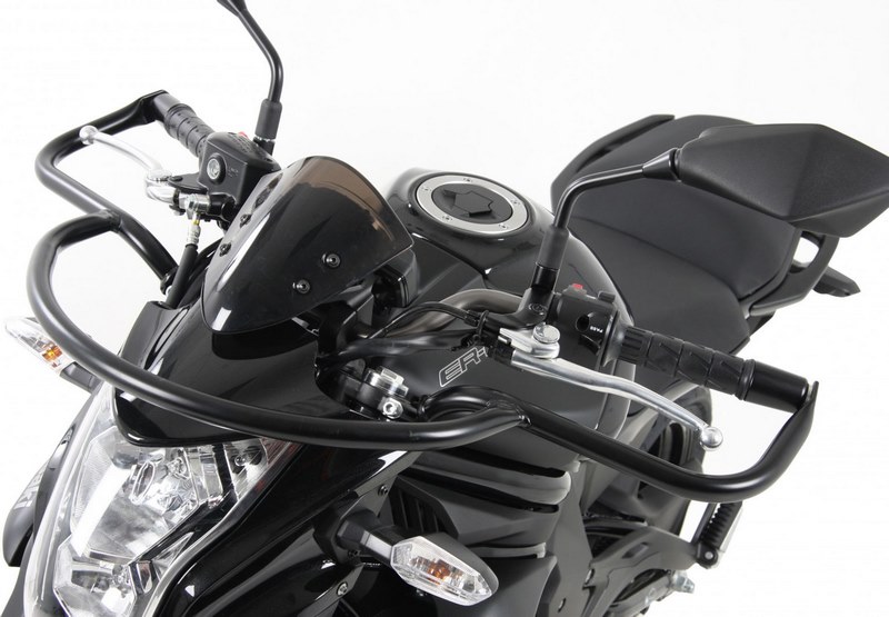 ヘプコ＆ベッカー プロテクションバー フロント ブラック Kawasaki ER-6n from Baujahr 2009 | 5032507 00