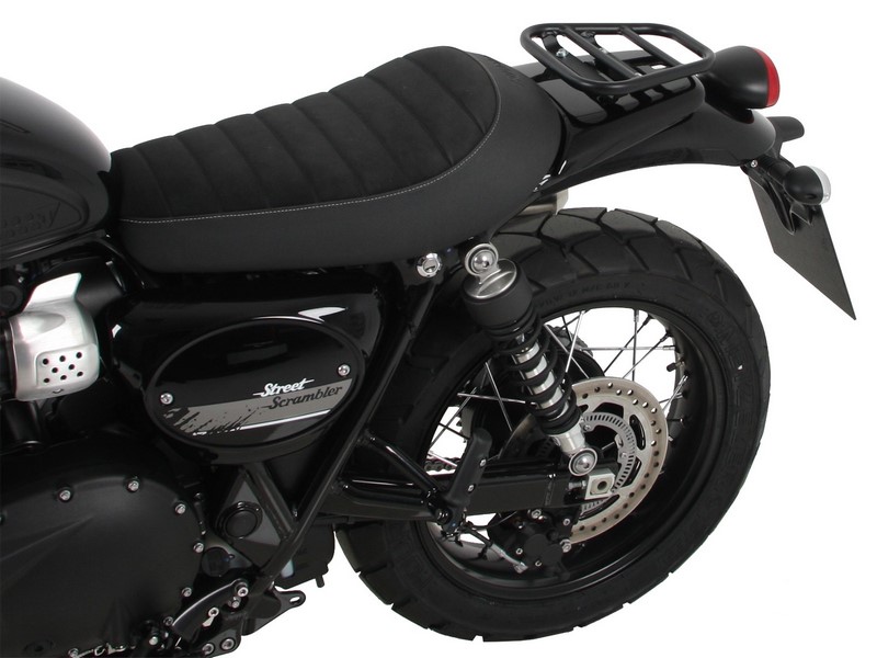 ヘプコ&ベッカー Solorack ソロラック (バックレスト無し) - ブラック Triumph Street スクランブラ|ワンダーテック