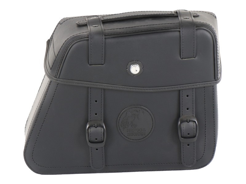 ヘプコ＆ベッカー レザーシングルバッグ Rugged (ラッグド ) ブラック 右 カットアウト | 620349 0