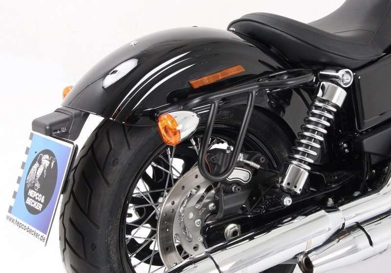 ヘプコ＆ベッカー サドルバッグホルダー カットアウト ブラック Harley-Davidson Dyna Low Rider/ Wide｜ワンダーテック 32,890円