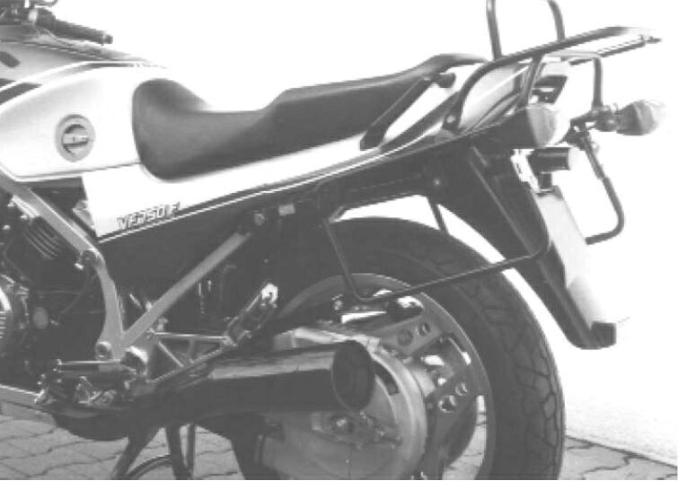 ヘプコ＆ベッカー サイド + トップケースキャリアセット ブラック Honda VF 750 F | 650150 00 01