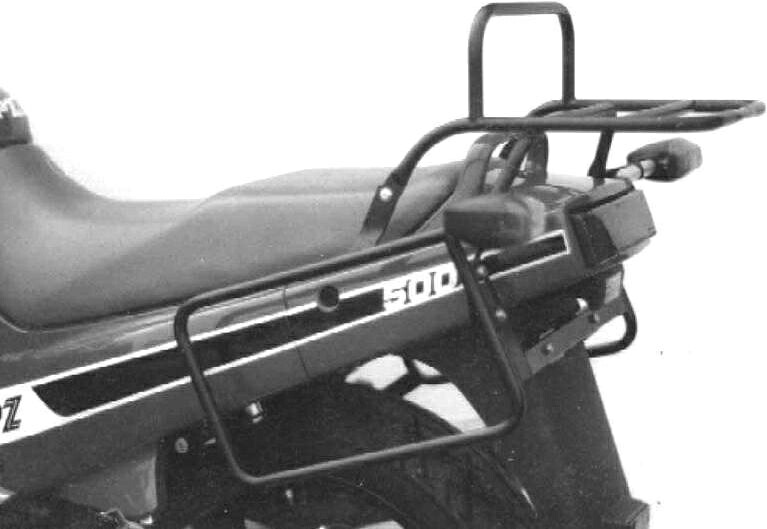 ヘプコ&ベッカー サイド + トップケースキャリアセット ブラック Kawasaki GPZ 500 S -1993まで | 65