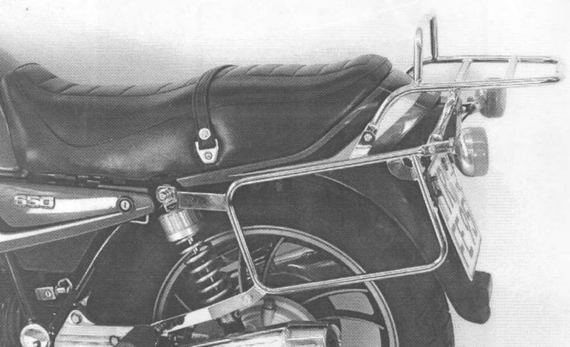 ヘプコ＆ベッカー サイド + トップケースキャリアセット クロム Yamaha XJ 650 1980-1981 | 650411 00 02｜ワンダーテック