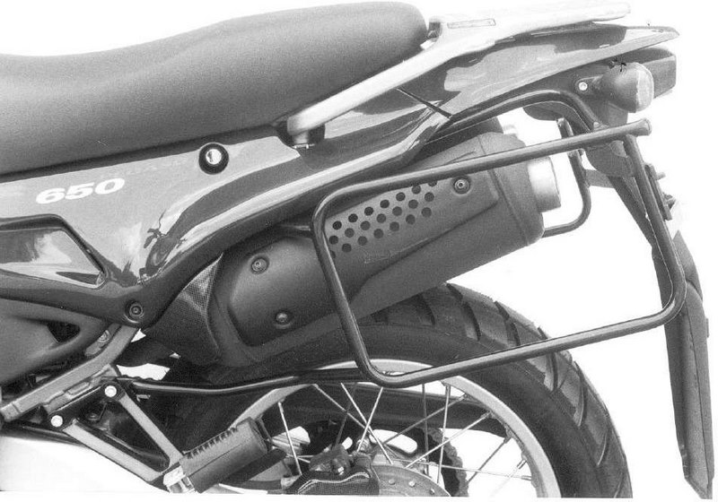 ヘプコ＆ベッカー サイドキャリア パーマネントマウント ブラック Aprilia Pegaso 650 1996 | 650748 0