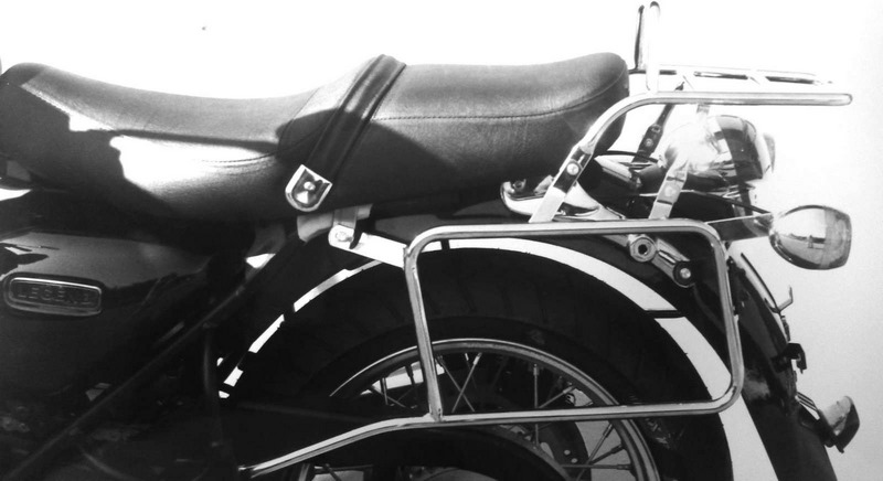 ヘプコ＆ベッカー サイド + トップケースキャリアセット クロム Triumph Legend TT / Thunderbird from 1｜ワンダーテック