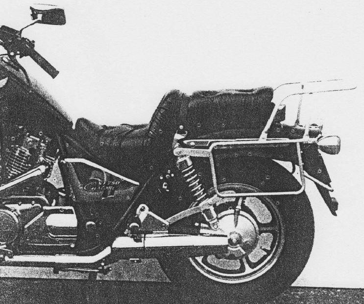 ヘプコ＆ベッカー サイド + トップケースキャリアセット クロム Honda VT 750 C until 1989 | 650916 00｜ワンダーテック