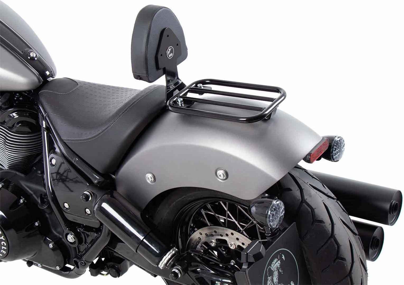 Hepco and Becker / ヘプコアンドベッカー Drivers backrest ブラック for Indian Chief Dark Horse / Chief Bobber Dark Hors