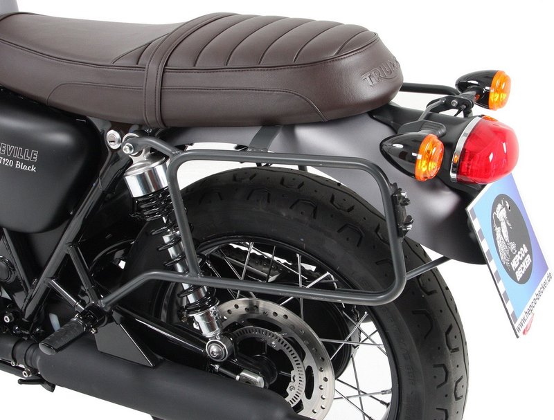 ヘプコ＆ベッカー サイドキャリア パーマネントマウント-Triumph Bonneville T 100 / ブラック from 20