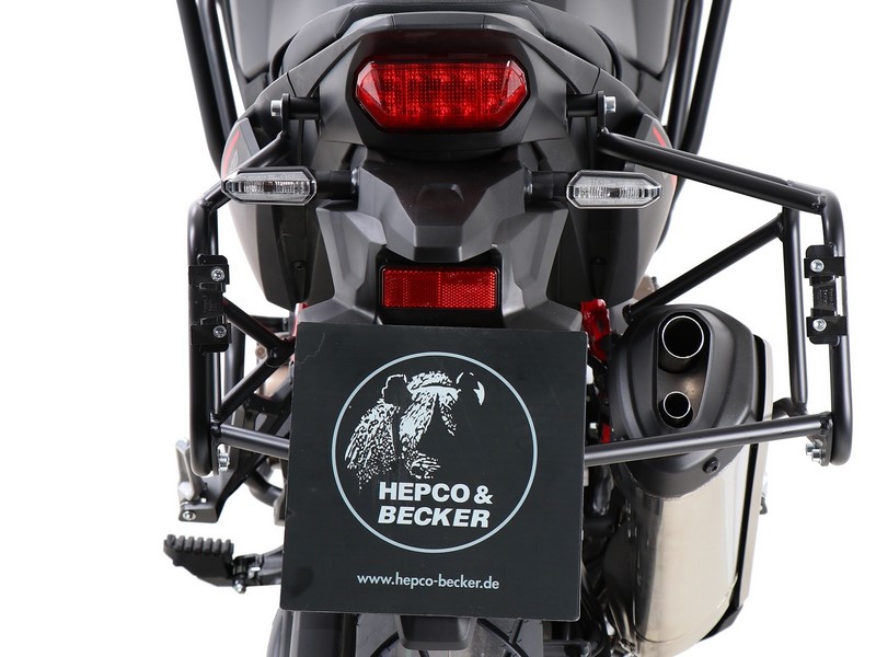 Hepco & Becker / ヘプコアンドベッカー サイドキャリア パーマネントマウント - ブラック Honda CRF