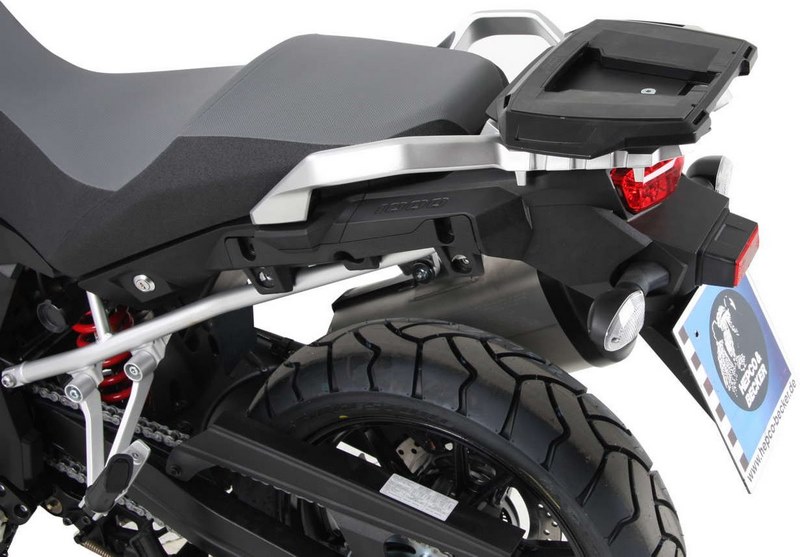 ヘプコ&ベッカー Alurack (アリュラック) トップケースキャリア ブラック Suzuki V-Strom 650 / XT fro|ワンダーテック