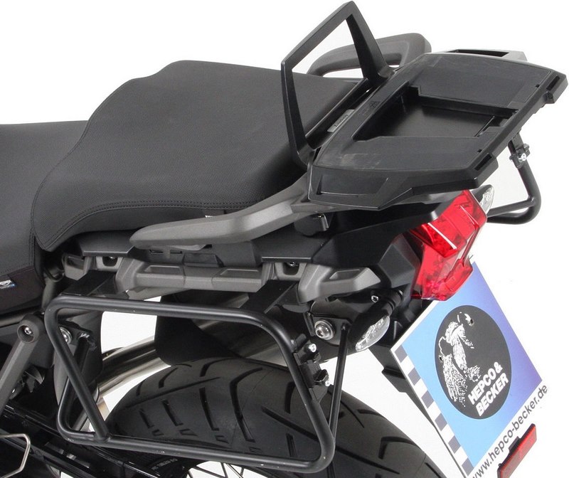 ヘプコ&ベッカー Alurack (アリュラック) トップケースキャリア ブラック Triumph Tiger Explorer 1200|ワンダーテック