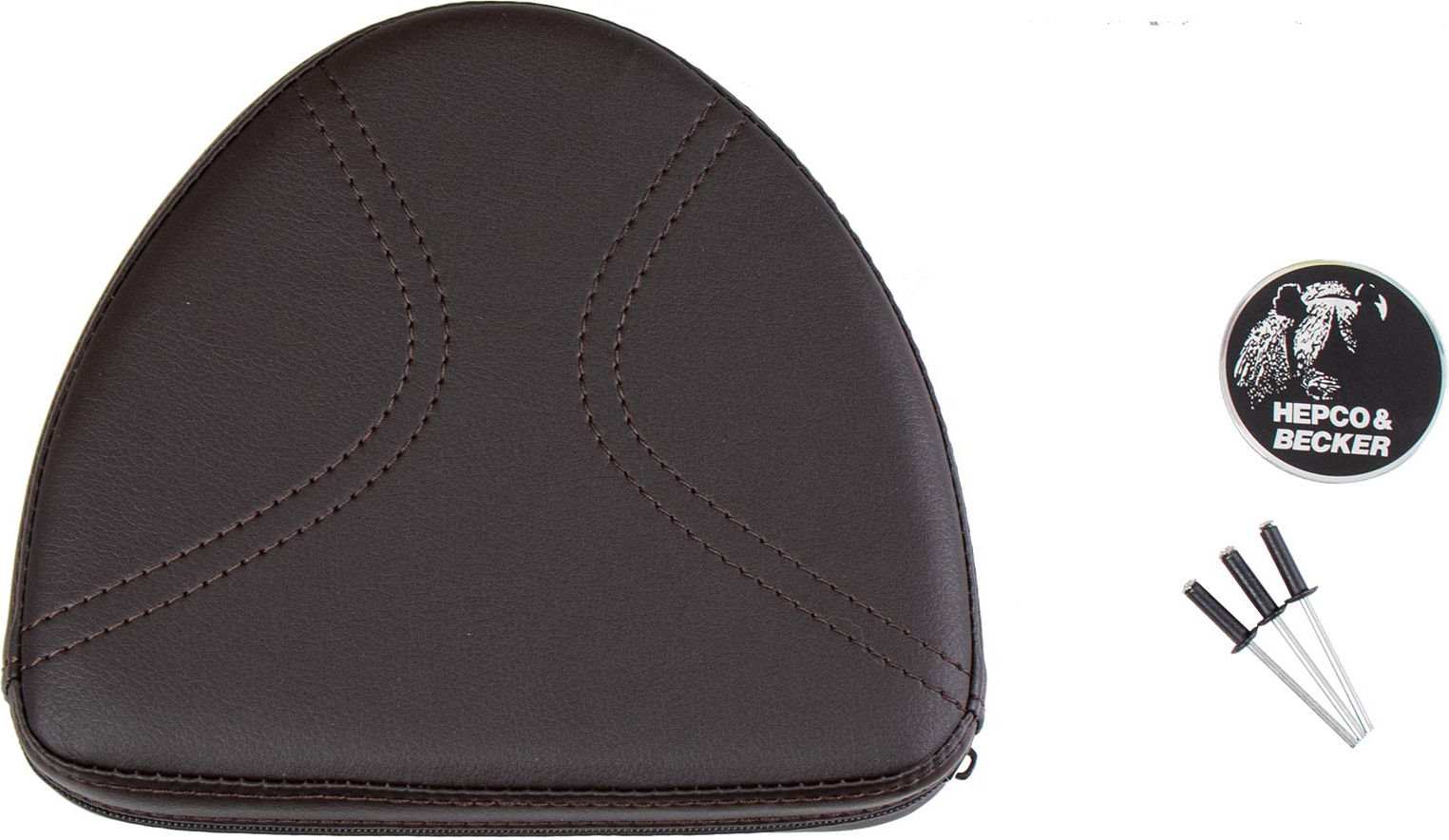 Hepco and Becker / ヘプコアンドベッカー Backrest medium brown for Hepco&Becker Sissybars | 700310