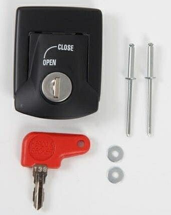 Hepco & Becker / ヘプコ&ベッカー Lid lock - ブラック | 710114 00 01-951｜ワンダーテック