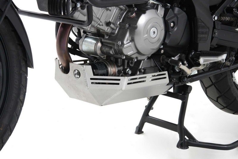 ヘプコ＆ベッカー エンジンプロテクションプレート シルバー Suzuki V-Strom 650 ABS 2012-2016 (L2) / X