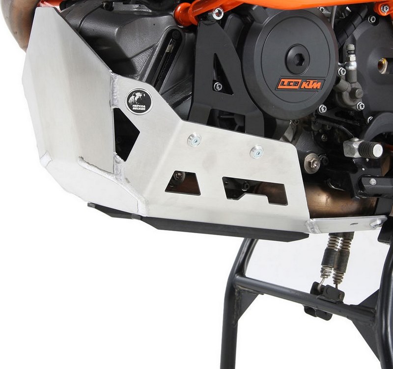 ヘプコ＆ベッカー エンジンプロテクションプレート シルバー KTM 1090 Adv. from 2017 | 8107556 00 12｜ワンダーテック