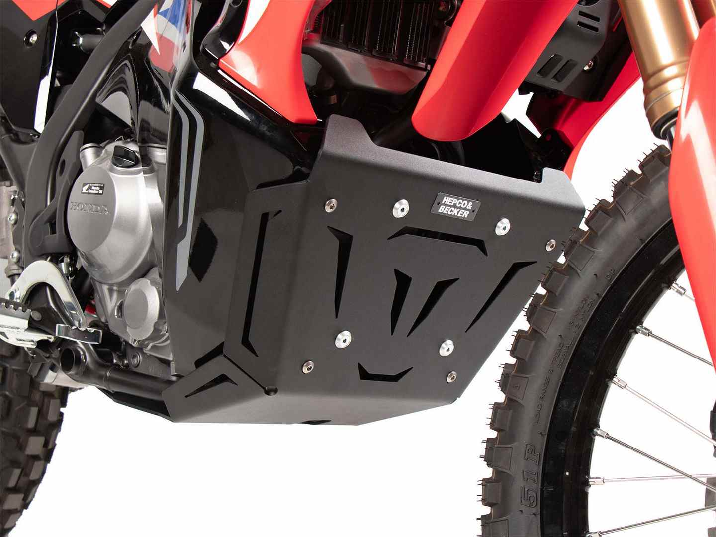 Hepco and Becker / ヘプコアンドベッカー Engine protection plate ブラック for Honda CRF 300 Rally (2021-) | 8109535 00 30,420円