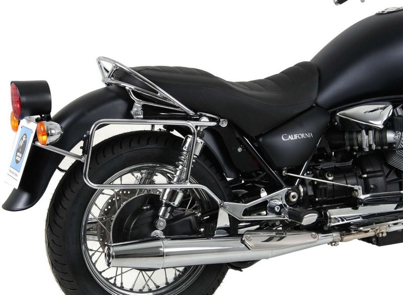 ヘプコ＆ベッカー サイドキャリア パーマネントマウント クロム Moto Guzzi California Aquilia Nera |｜ワンダーテック