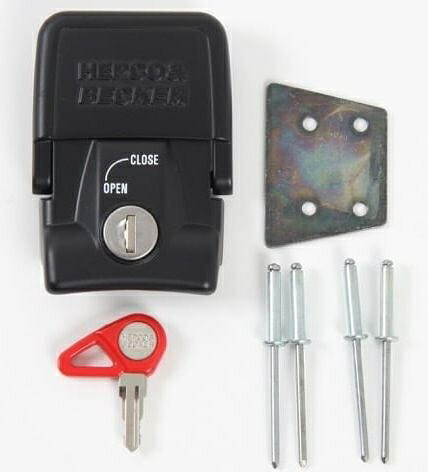 Hepco & Becker / ヘプコ&ベッカー Fixing lock for Hepco & Becker / ヘプコ&ベッカー top cases - ブラック | 710112 00｜ワンダーテック
