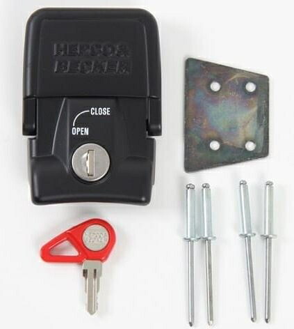 Hepco & Becker / ヘプコ&ベッカー Fixing lock for Hepco & Becker / ヘプコ&ベッカー top cases - ブラック | 710112 00｜ワンダーテック