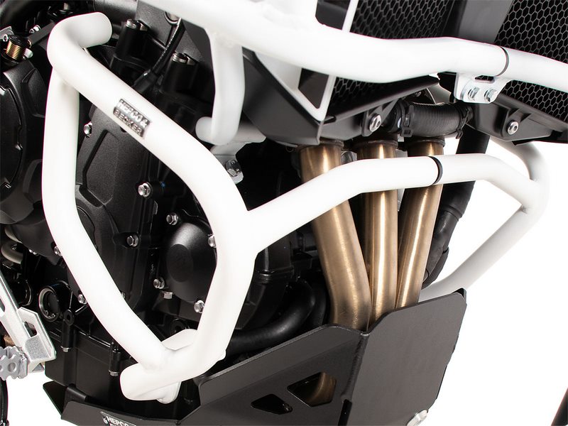 Hepco & Becker エンジンプロテクションバー ホワイト Triumph Tiger 900 GT / Pro (2024-) | 5017658 00 03｜ワンダーテック