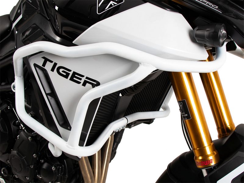 Hepco & Becker タンクプロテクションバー ソリッドホワイト Triumph Tiger 900 Rally Pro (2024-) | 5027657 00|ワンダーテック