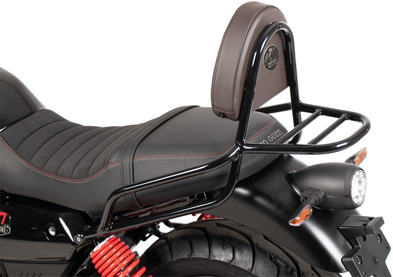 Hepco & Becker シシバー ウィズ リアラック ブラック/ブラウン Moto Guzzi V7 Stone Special Edition (850ccm)