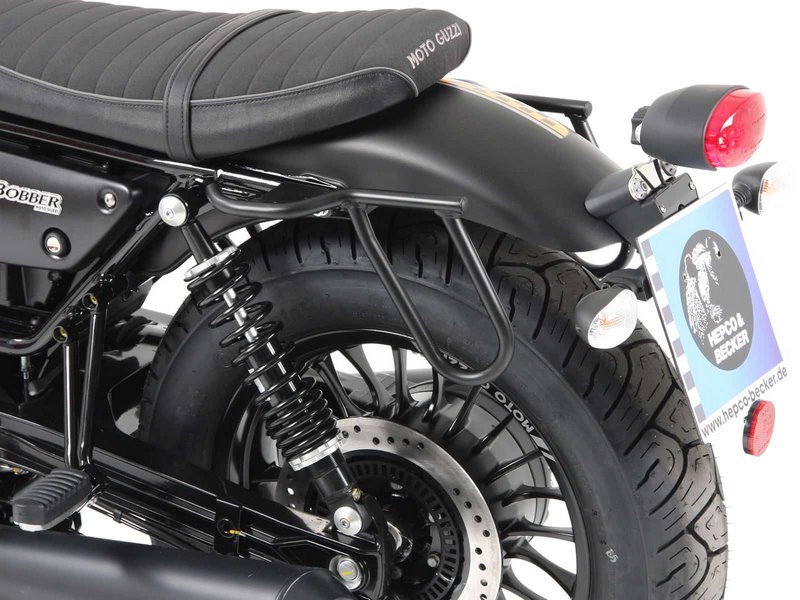 Hepco & Becker レザーバッグチューブキャリアカットアウトフォー Moto Guzzi V9 Bobber/Special Edition (20
