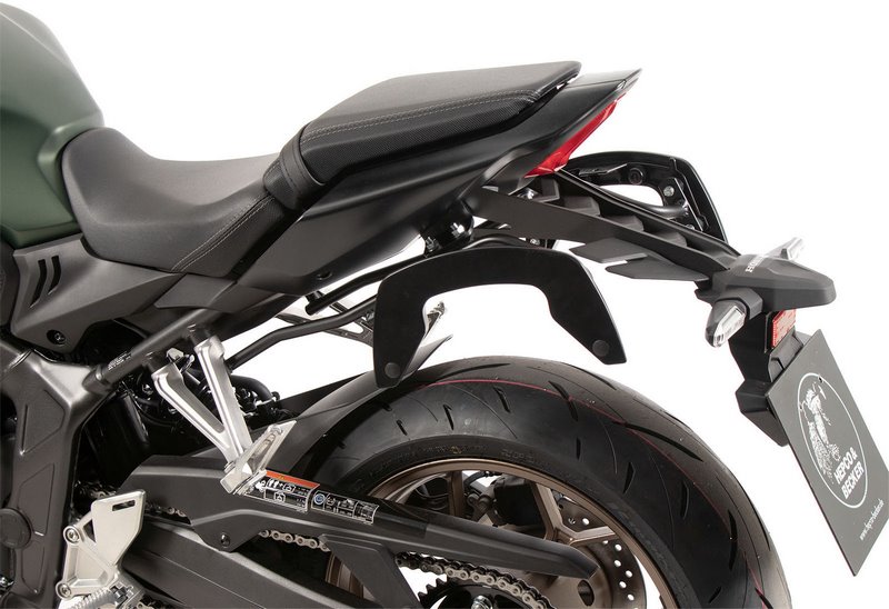 Hepco & Becker Cボウ サイドキャリア ブラック Honda CB 650 R / E-Clutch (2024-) | 6309547 00 01｜ワンダーテック