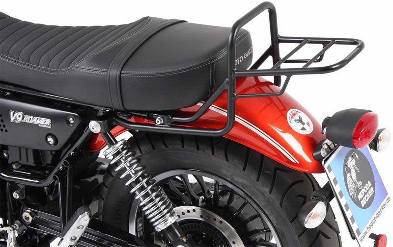 Hepco & Becker トップケースキャリアチューブタイプクロームロングシート用 Moto Guzzi V9 Bobber/Spec